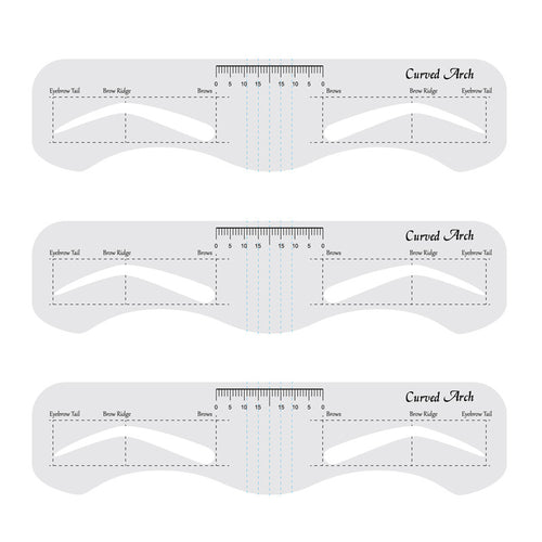 10 New Double Eyebrow Stickers for Reusable Design
