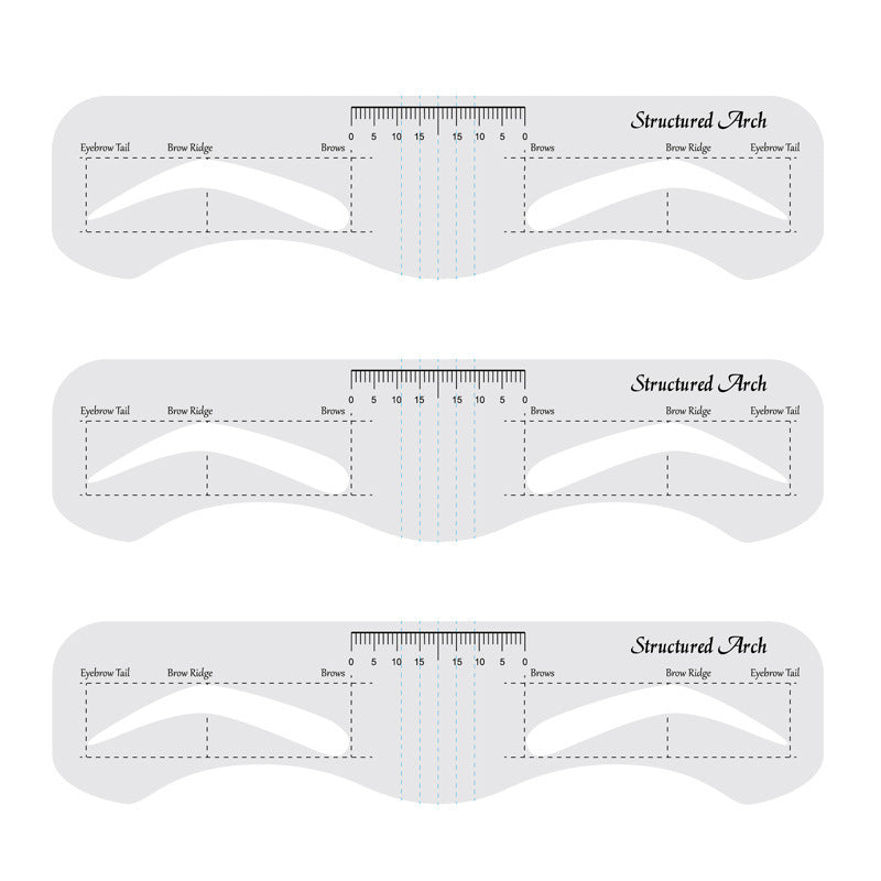 10 New Double Eyebrow Stickers for Reusable Design