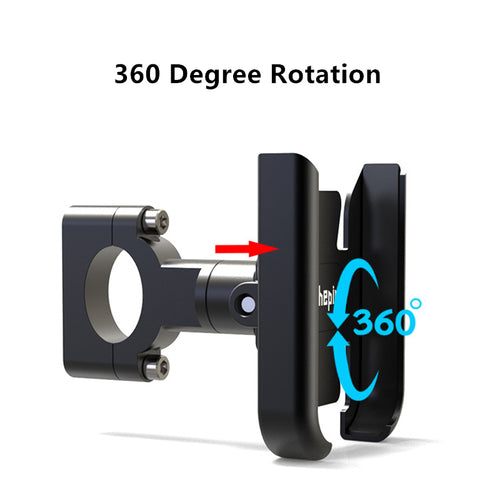 Bicycle and Motorcycle Phone Holder - Aluminum Alloy