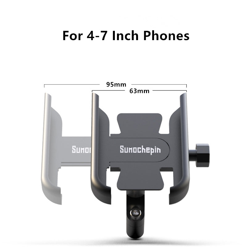 Bicycle and Motorcycle Phone Holder - Aluminum Alloy
