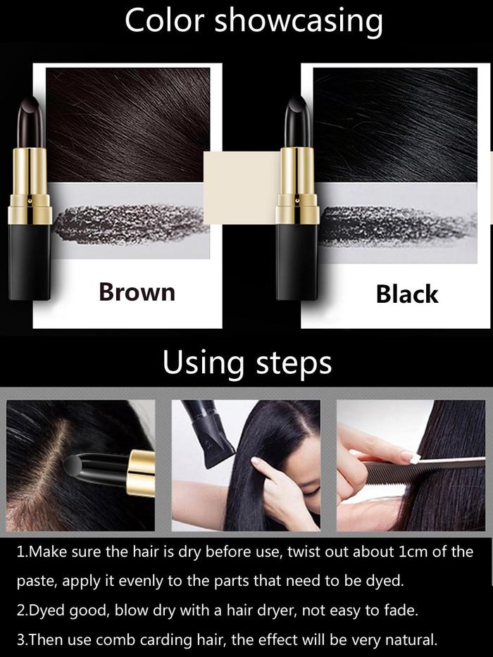 Hair dye stick